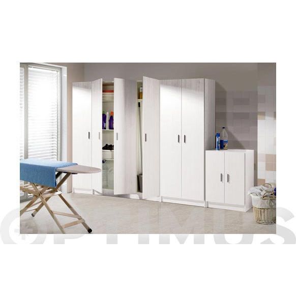 ARMARIO MULTIUSO ESCOBERO BLANCO 180 X 73 X 37 CM FORES