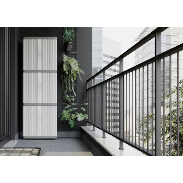 ARMARIO RESINA 3 PUERTAS CORREDERAS ROLLING SPACE 59X36X170 CM