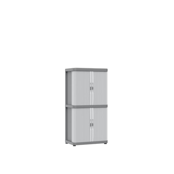 ARMARIO RESINA 4 PUERTAS CORREDERAS ROLLING SPACE 59X36X115 CM