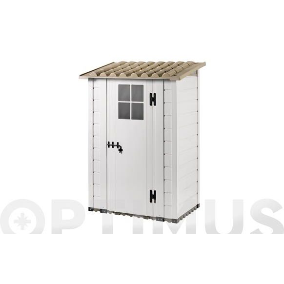 ARMARIO RESINA BALCON PUERTA FRONTAL BEIGE/TAUPE QF+