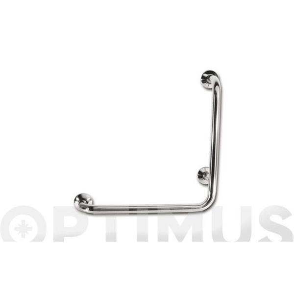 ASIDERO BAÑO ANGULO 90 GRADOS INOXIDABLE 50 X 50 CM NON