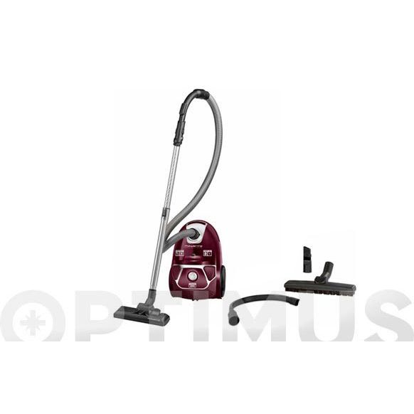 ASPIRADOR CON BOLSA COMPACT POWER MORADO  3 LT 750 WT 3A ROWENTA