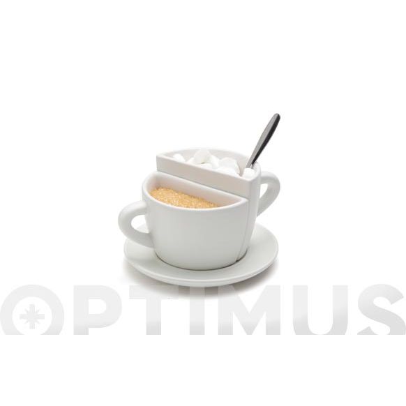 AZUCARERO DOBLE CERAMICA TAZA