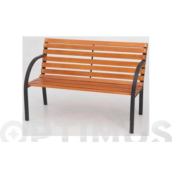 BANCO DE HIERRO Y MADERA EUCALIPTUS