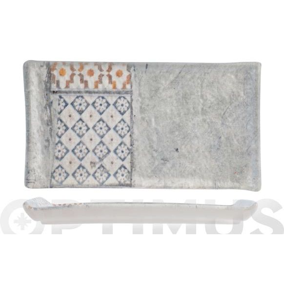 BANDEJA STONEWARE MALAGA 24 X 17 CM RECTANGULAR PENGO