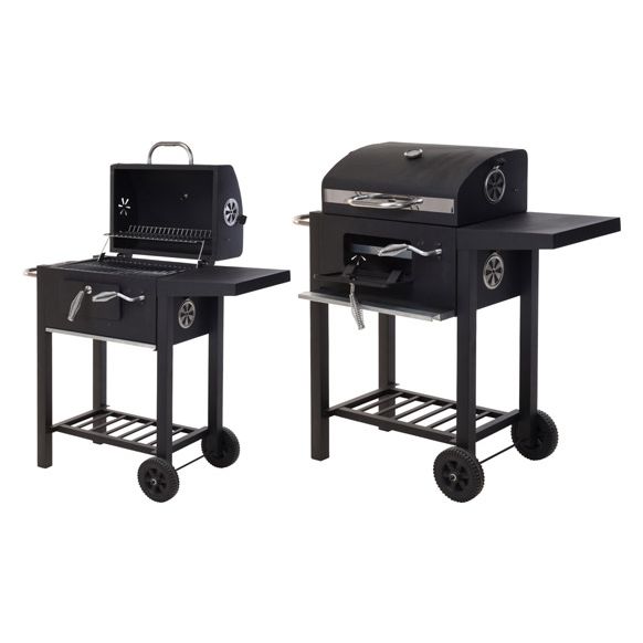 BARBACOA CARBON CON TAPA 96 X 36 X 48,5 CM NON