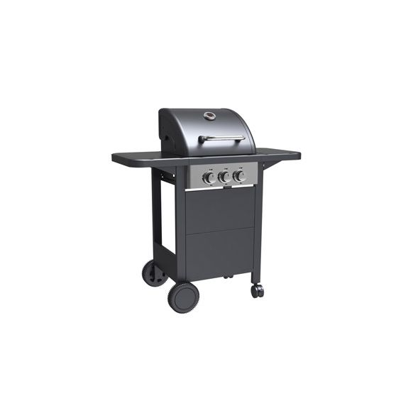 BARBACOA GAS 2 QUEMADORES + 1 PARRILLA