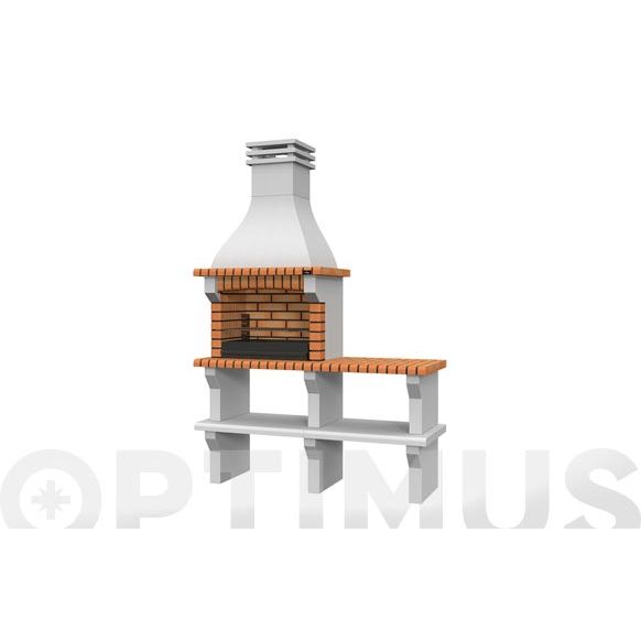 BARBACOA LADRILLO "ANETO" 240 X 160 X 58 CM