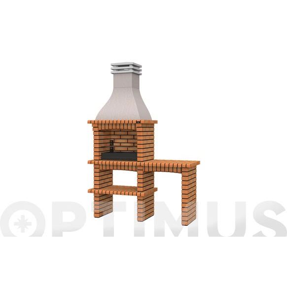 BARBACOA LADRILLO "BULNES" 245 X 160 X 58 CM