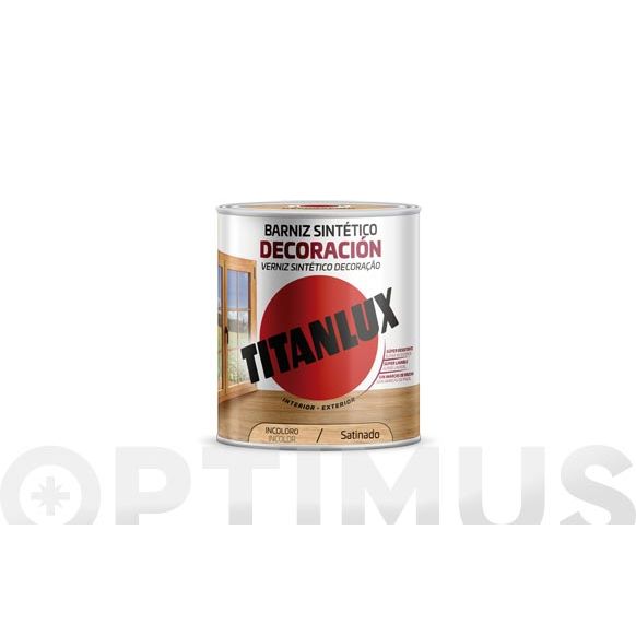 BARNIZ INCLORO SATINADO 750 ML TITANLUX