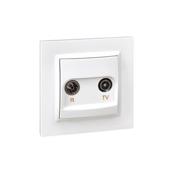 BASE ANTENA 2 TOMAS EMPOTRAR INTERMEDIA BLANCO SERIE 10