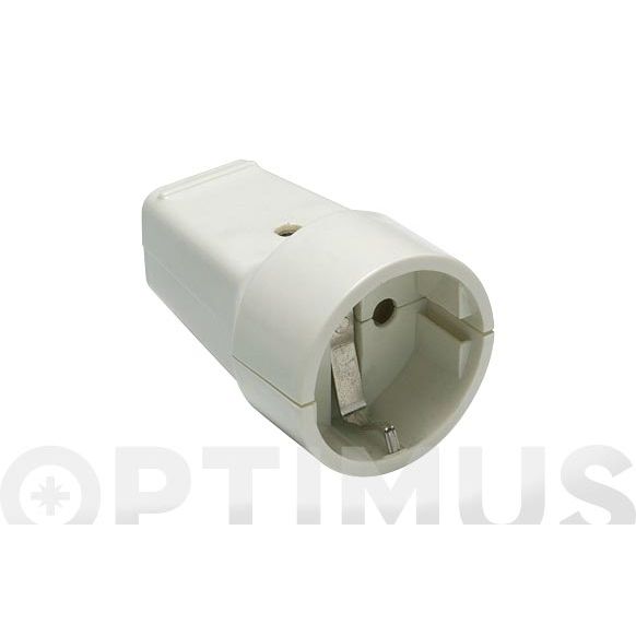 BASE MOVIL TT 16A-250V BLANCO -J-