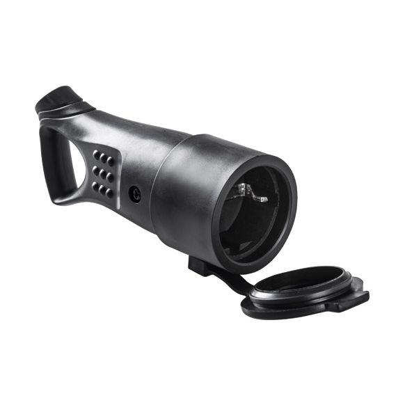 BASE TT 16A-250V CON TAPA GOMA NEGRO CON TIRADOR FAMATEL