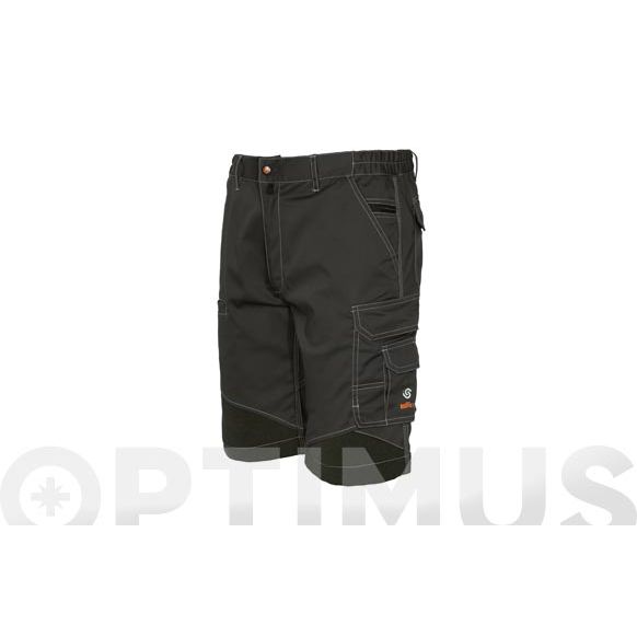 BERMUDA MULTIBOLSILLOS STRETCH EXTREME STARTER GRIS ANTRACITA TALLA XL