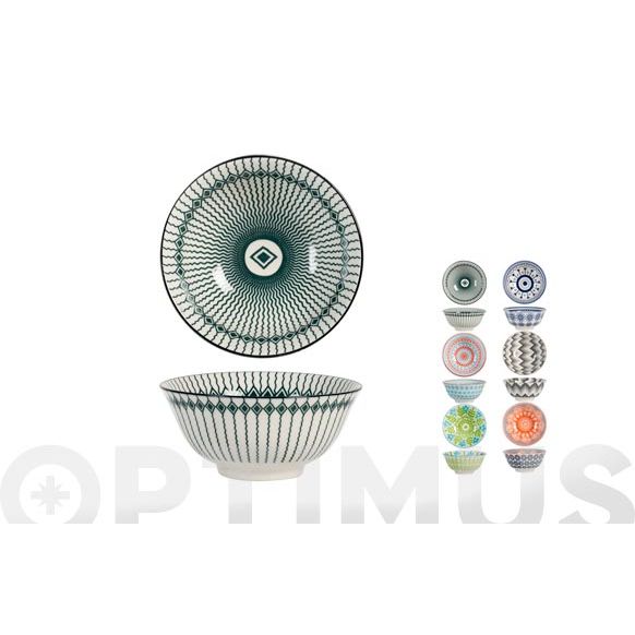 BOL PORCELANA REDONDA FULL DECORADO &Oslash;15 CM - SURTIDO PENGO