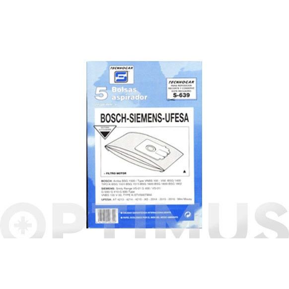 BOLSA ASPIRADOR (5 U)SIEMENS UFESA VS01G500 ERSA