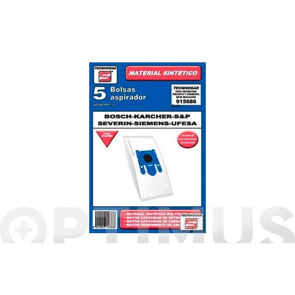 BOLSA ASPIRADOR SIEMENS VS/UFESA 4213 5 UNIDADES