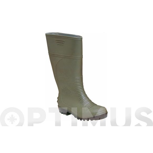 BOTA AGUA SEGURIDAD S5 CA&Ntilde;A ALTA 2091 VERDE TALLA 39 PANTER
