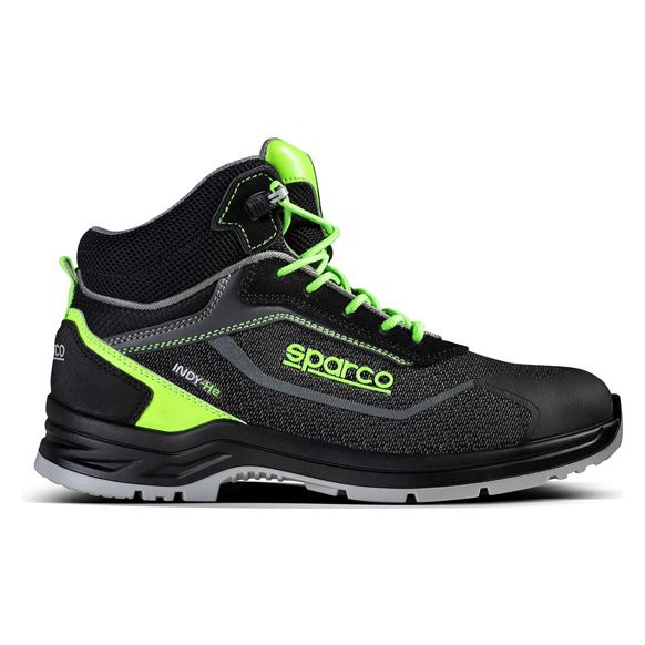 BOTA DE SEGURIDAD INDY-HE S3S SR LG ESD NEGRO/VERDE (REF. 0754242NRVF) TALLA 42 SPARCO