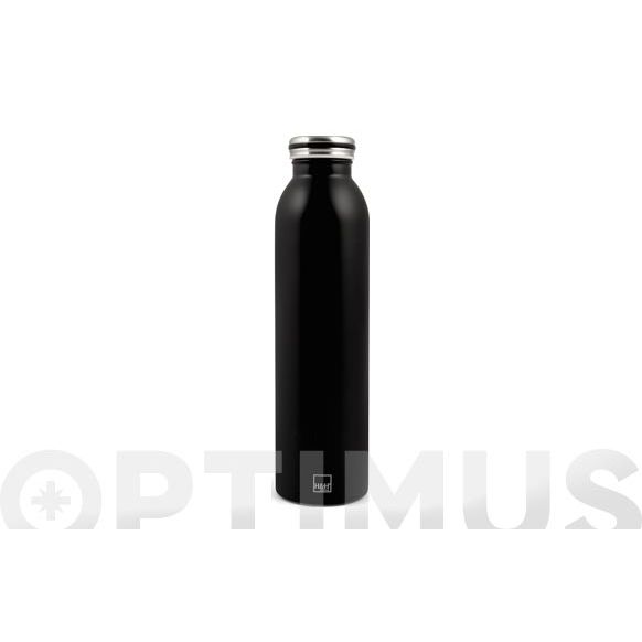 BOTELLA TERMO INOX 0,75 CL - NEGRO PENGO