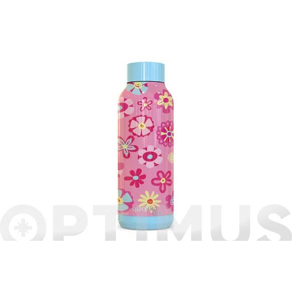 BOTELLA TERMO INOX KIDS FLOWERS 510 ML