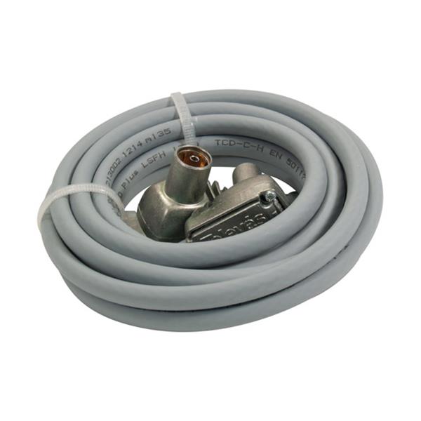 CABLE ANTENA COAXIAL ACODADO LTE 2.5 MT TELEVES