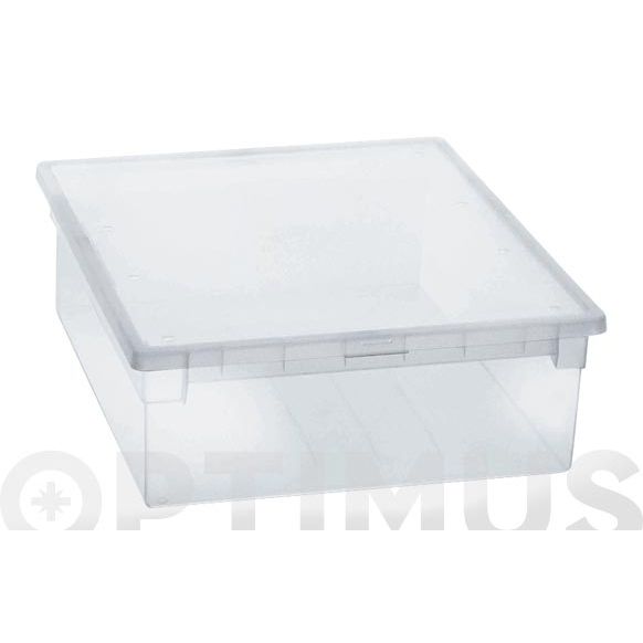 CAJA MULTIUSOS 22 LITROS TRANSPARENTE LIGHT-BOX TERRY