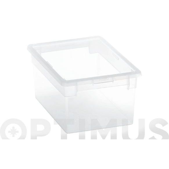 CAJA MULTIUSOS 6 LITROS TRANSPARENTE LIGHT-BOX TERRY
