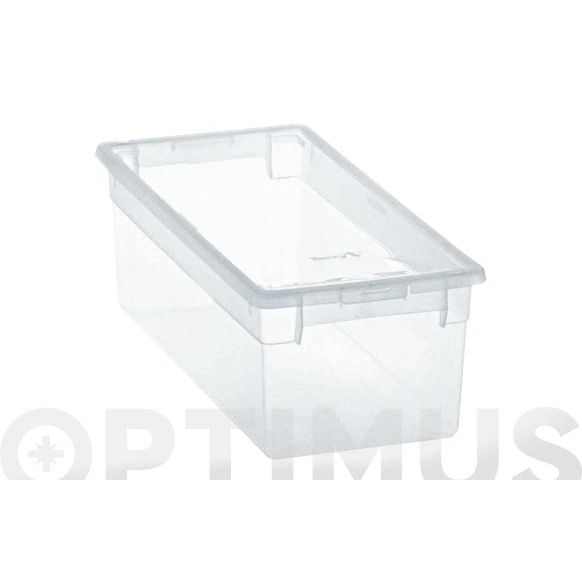 CAJA MULTIUSOS 7 LITROS TRANSPARENTE LIGHT-BOX TERRY
