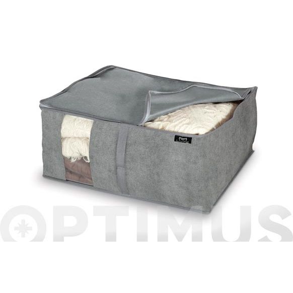 CAJA PARA GUARDAR MANTAS COLOR PIEDRA TALLA L (55CM*45CM*25CM)