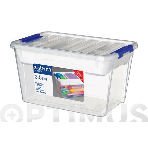 CAJA PLASTICO CON BANDEJA 3,5 LITROS PENGO