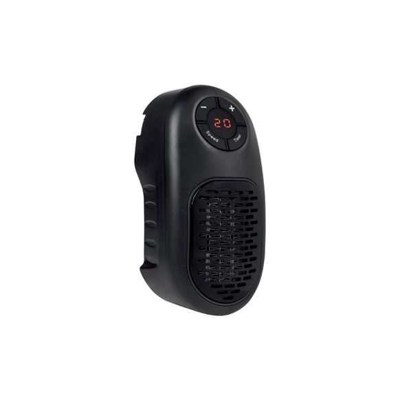 CALEFACTOR ENCHUFABLE MINI NEGRO 400 WT