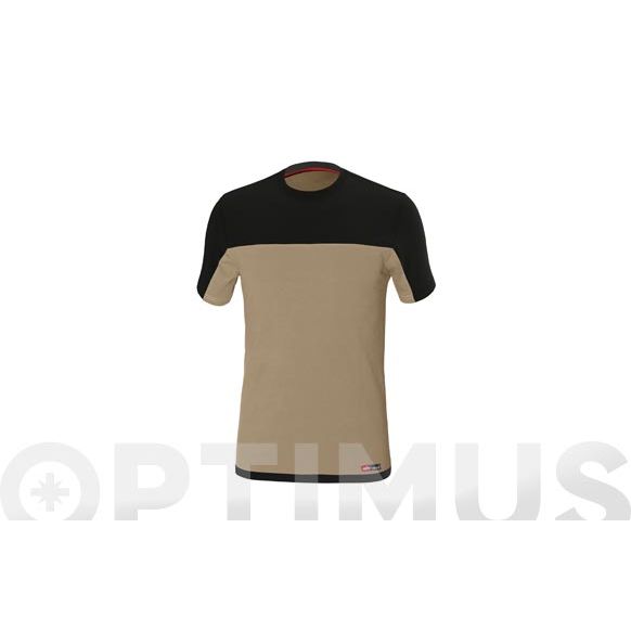 CAMISETA STRETCH BEIGE/NEGRO T- S STARTER