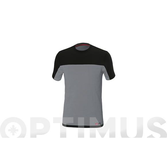 CAMISETA STRETCH GRIS/NEGRO T- L STARTER
