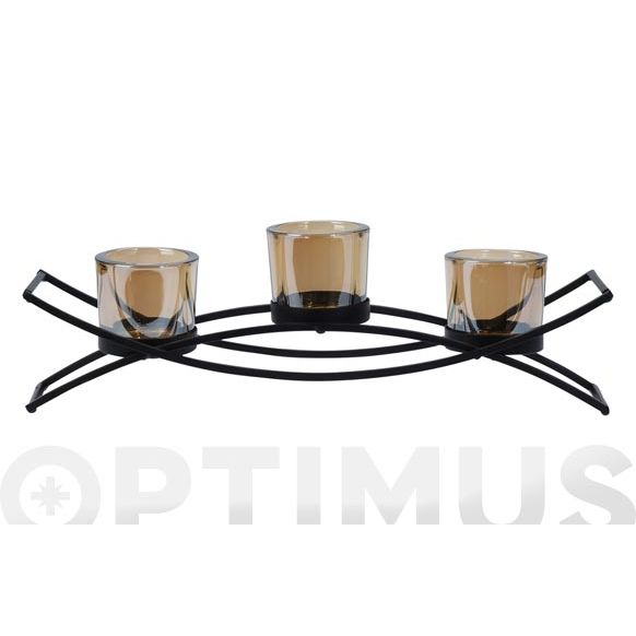 CANDELABRO 3 PIEZAS 35 CM QF+