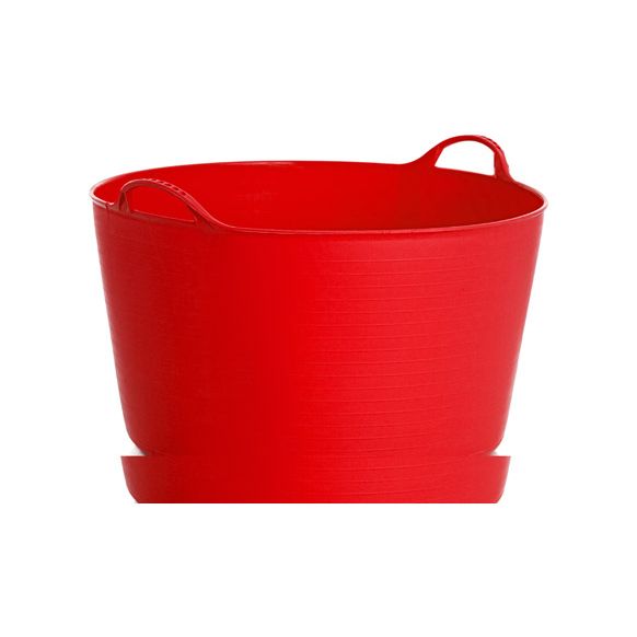 CAPAZO PLASTICO FLEXIBLE 55 L ROJO