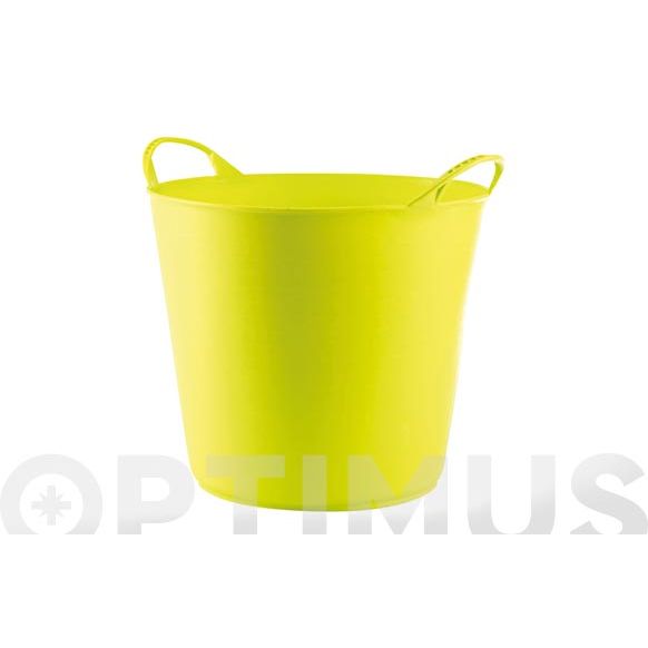 CAPAZO PLASTICO FLEXIBLE MULTIUSOS 26 LT PISTACHO NON .