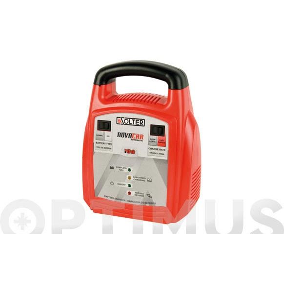 CARGADOR BATERIA NOVA CAR 12 V 10 AMP SOLTER 