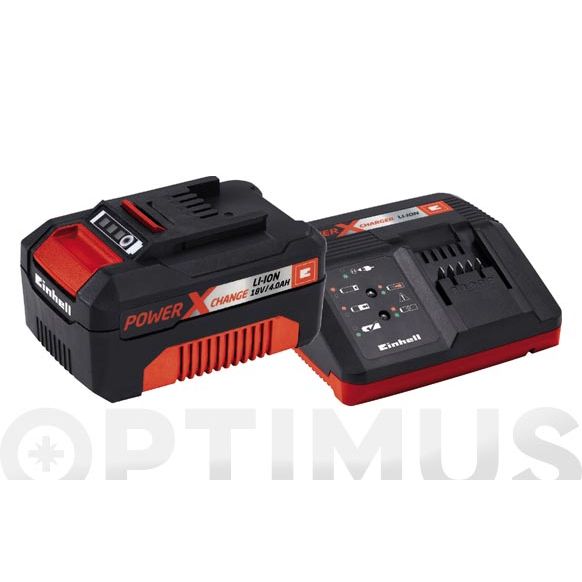 CARGADOR + BATERIA POWER-X 18V 4.0 AH EINEHELL