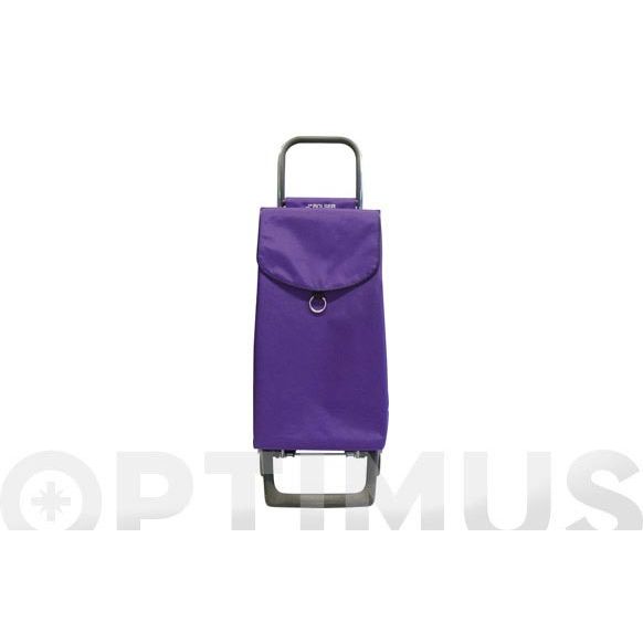 CARRO COMPRA 2 RUEDAS PEP LILA ROLSER