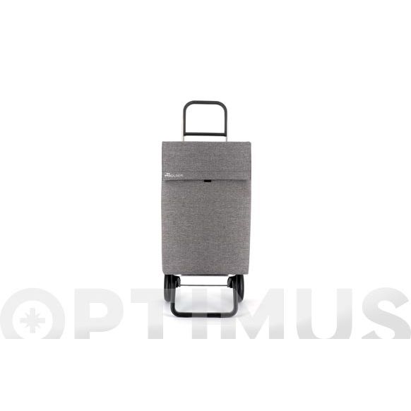 CARRO COMPRA 4 RUEDAS DOS + 2 GRIS ROLSER
