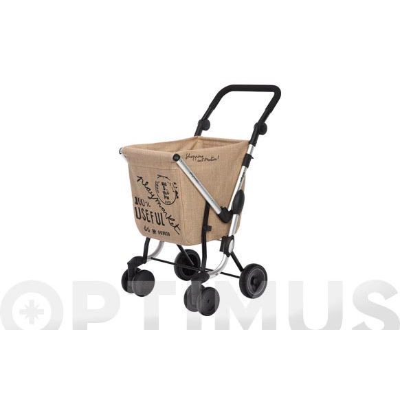CARRO COMPRA 4R. GIR WE GO SACO MARRON PLAY