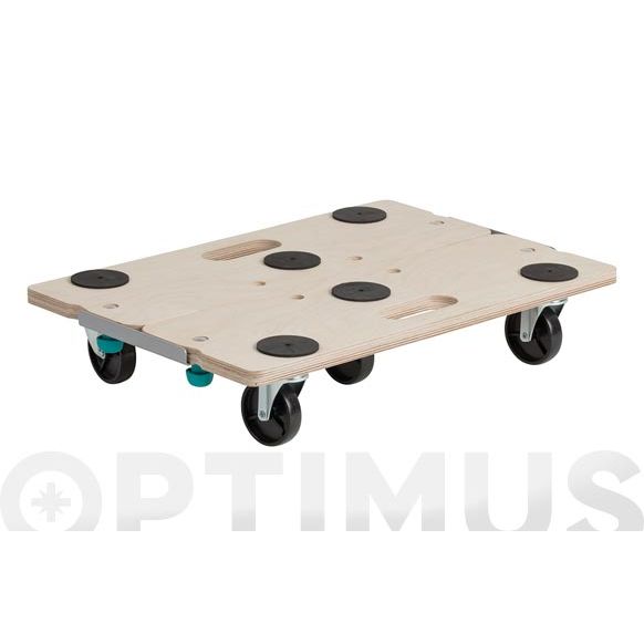 CARRO PLATAFORMA DIVISIBLE FT300 564X390X120MM MAX. CARGA 200 KG WOLFCRAFT