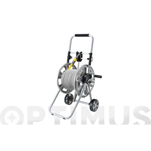 CARRO PORTAMANGUERA METALICO MANGUERA DE 20 MT Y ACCESORIOS IRONSIDE