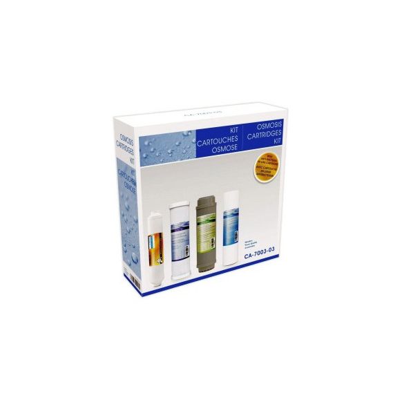 CARTUCHO OSMOSIS SEDIMENTOS HIDROWATER NEREO KIT4 CARBON GAC