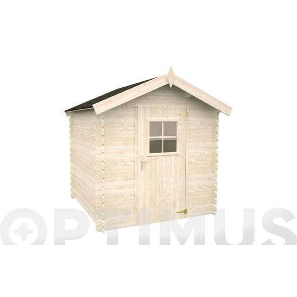 CASETA MADERA PATRICIO 189X189X217 CM PALMAKO