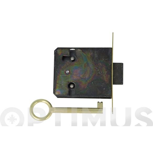 CERRADURA MUEBLE MODELO 8  25MM LATON