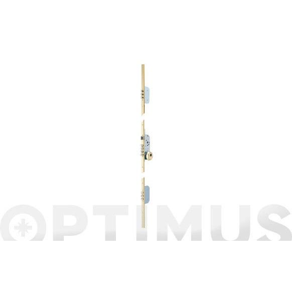 CERRADURA SEGURIDAD EMBUTIR 3 PUNTOS TLB3/30-40 LARGO DORADO