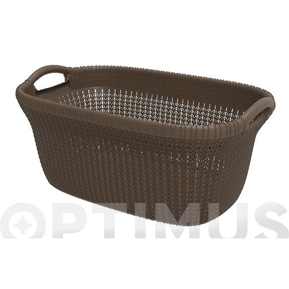 CESTA KNIT BASKET CHOCOLATE PONGOTODO CURVER