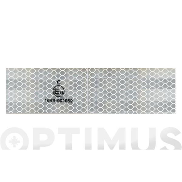 CINTA ADHESIVA REFLECTANTE AUTOMOCION HOMOLOGADA 25 MT X 50 MM BLANCA TARGET
